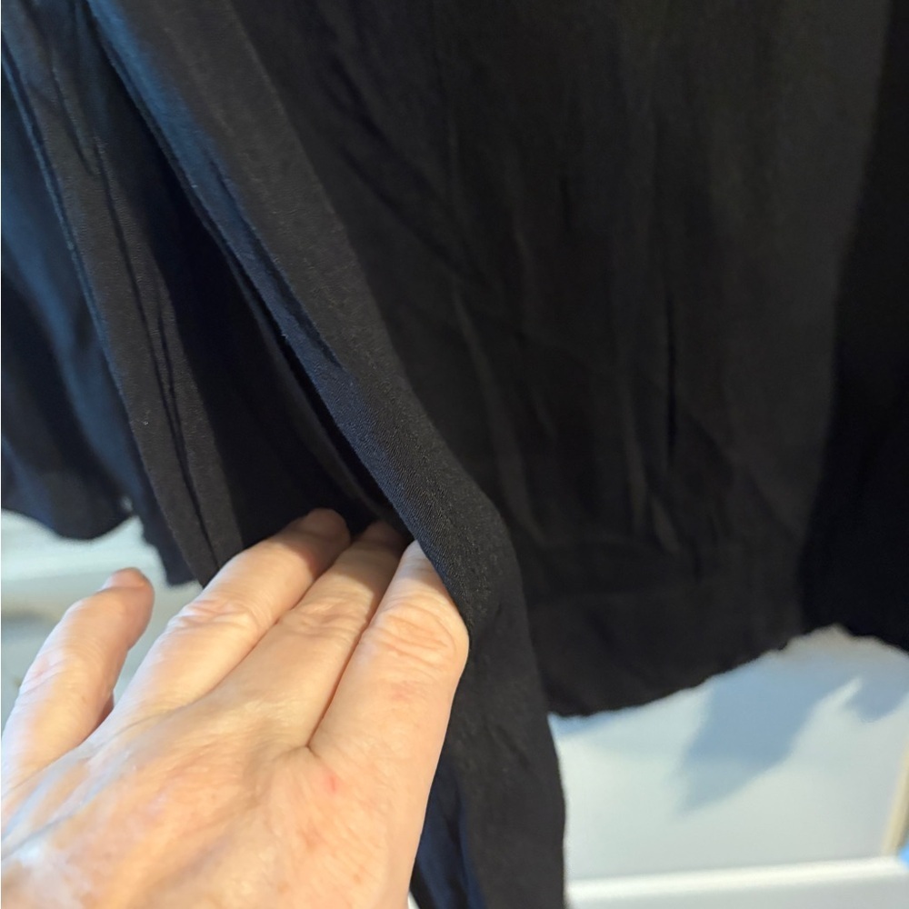 NWT Elan Black Keyhole Dark Romantic Gothic Minimalist Mini Dress Size Large - Picture 11 of 15